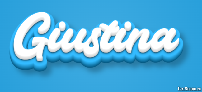 Giustina Effetto testo