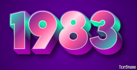 1983 Эффект текста