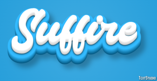 Suffire Effet de Texte