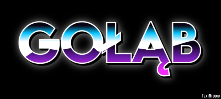 Gołąb Text Effect