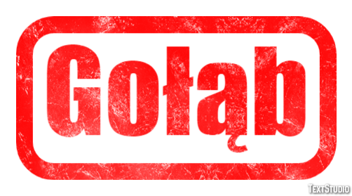 Gołąb Text Effect