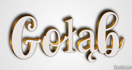 Gołąb Text Effect