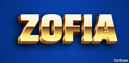 Zofia Efekt tekstowy