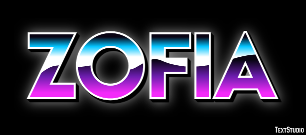 Zofia Efeito de texto
