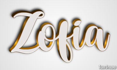 Zofia Efecto de Texto
