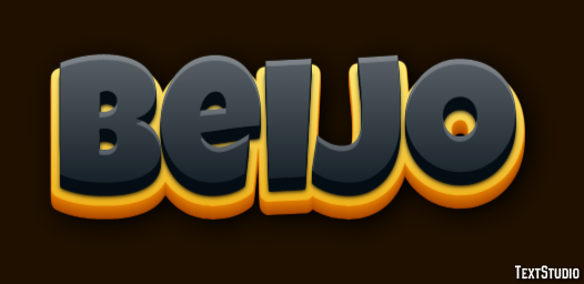 Beijo Text effect