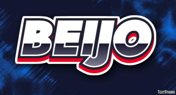 Beijo Text effect