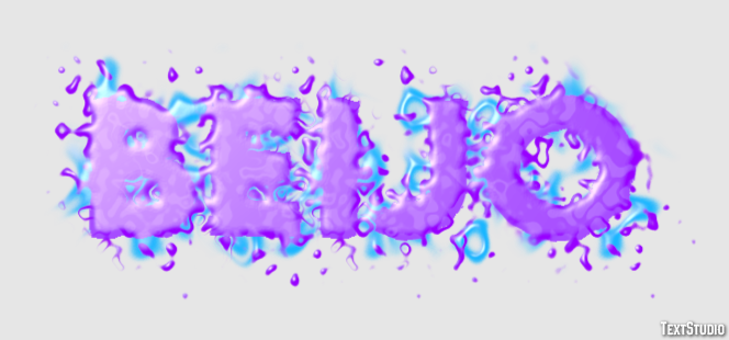 Beijo Text effect