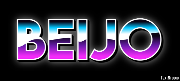 Beijo Text effect