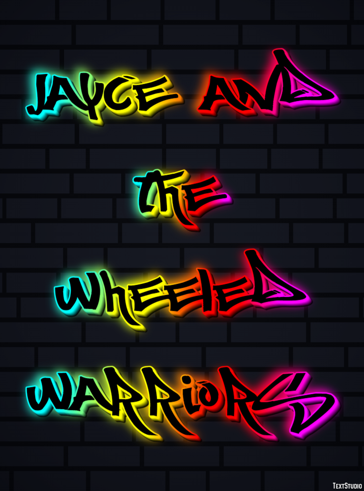 Jayce and the Wheeled Warriors Efekt tekstowy