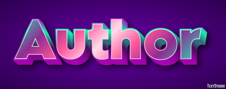 Author Text effect