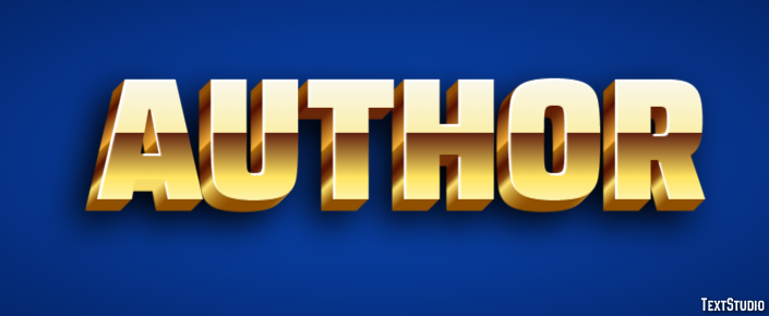 Author Text effect