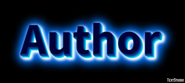 Author Text Effect