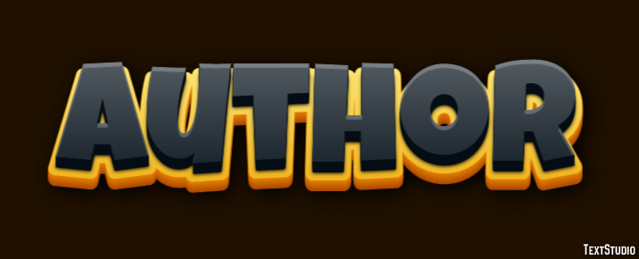 Author Text effect