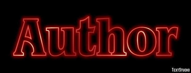 Author Text effect