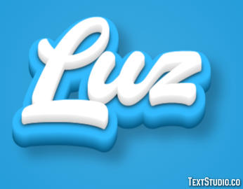 Luz Efecto de texto