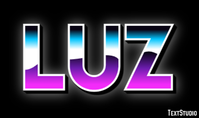 Luz Efecto de texto