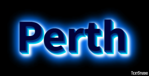 Perth Effetto testo