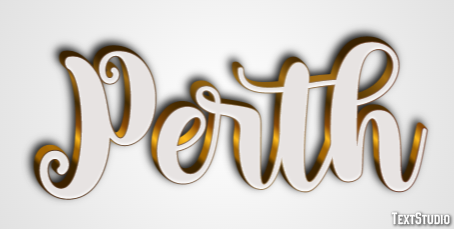 Perth Effetto testo