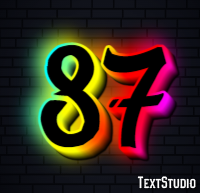 87 Text Effect