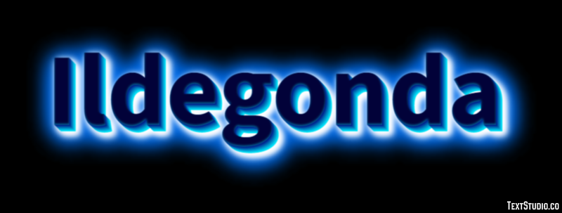 Ildegonda テキスト効果