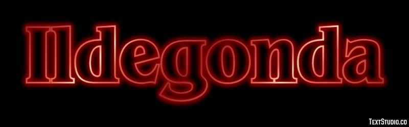 Ildegonda Efecto de Texto