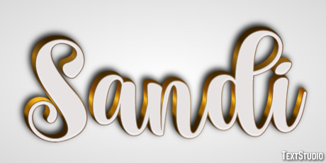Sandi Text Effect