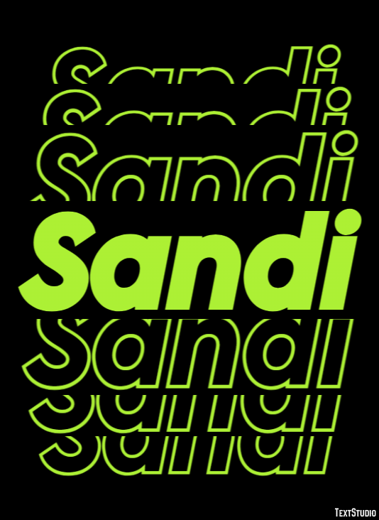 Sandi Text Effect
