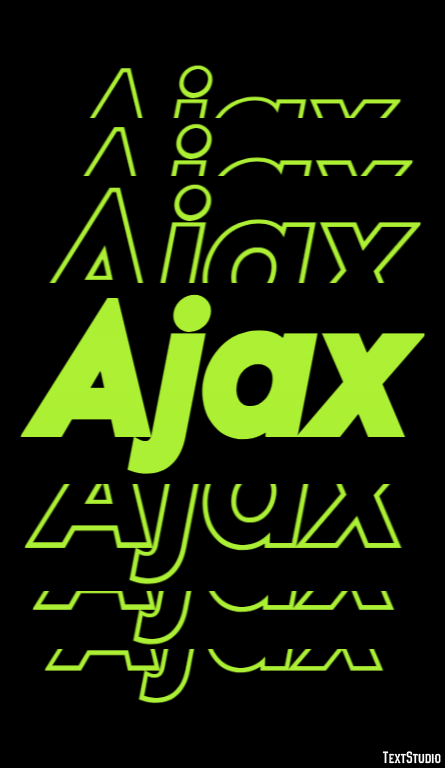 Ajax Text Effect
