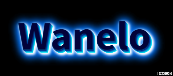Wanelo Text Effect