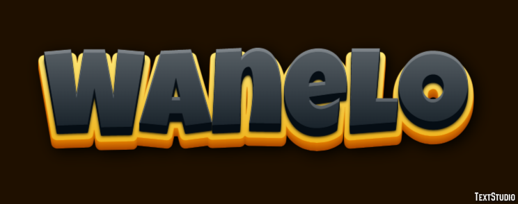 Wanelo Text Effect