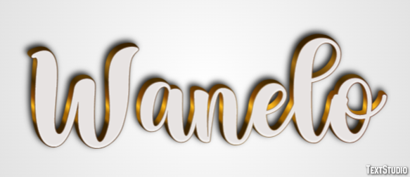 Wanelo Text Effect