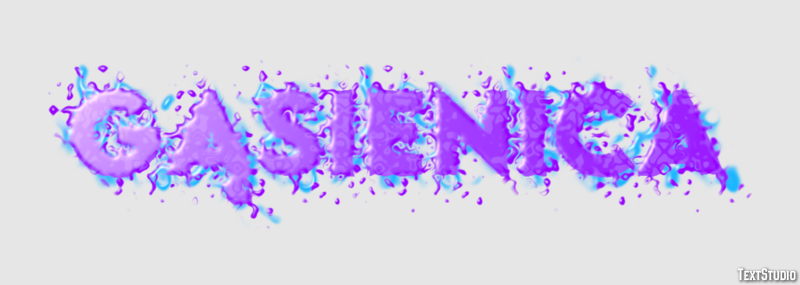 Gąsienica Efeito de texto