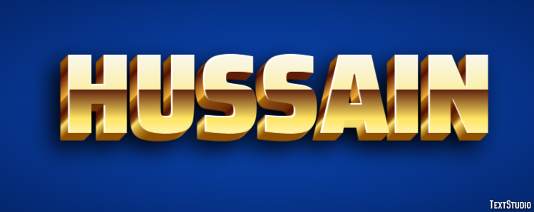 Hussain Efecto de texto