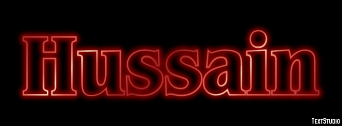Hussain Efecto de texto