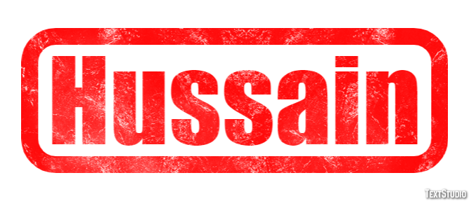 Hussain Efecto de texto