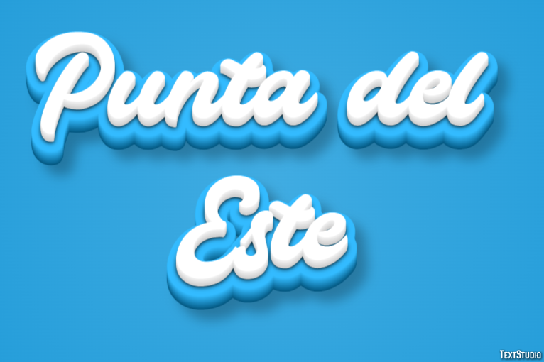 Punta del Este Efekt tekstowy