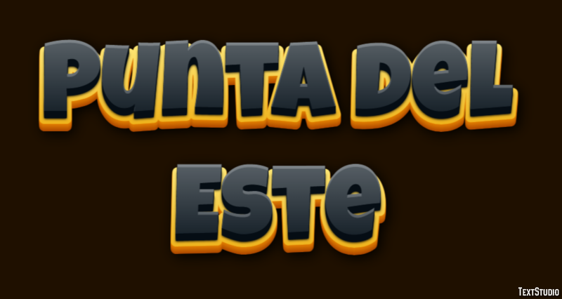 Punta del Este Efekt tekstowy