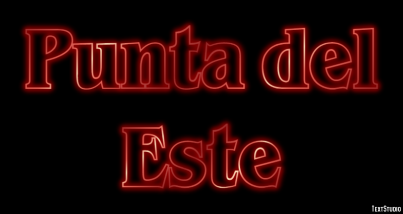 Punta del Este Efekt tekstowy