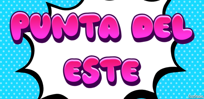 Punta del Este Efecto de Texto