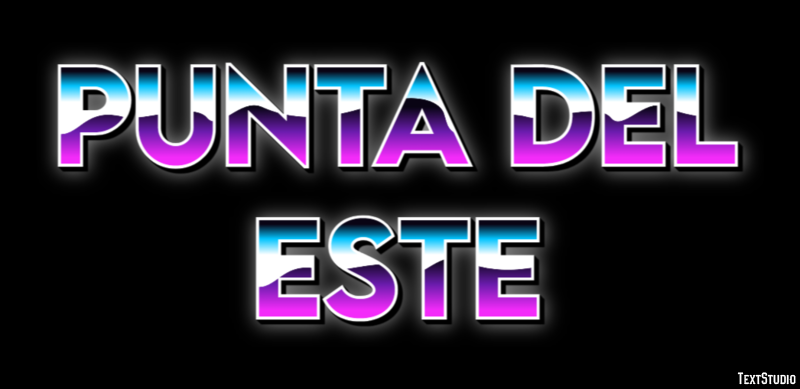 Punta del Este Efekt tekstowy