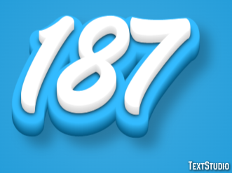 187 Text Effect