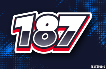 187 Text Effect