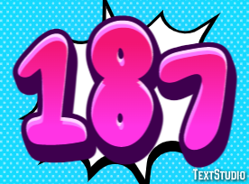 187 Text Effect
