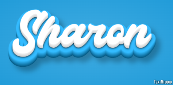 Sharon Text Effect