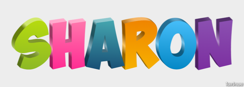 Sharon Text Effect