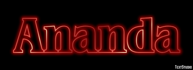 Ananda Text Effect