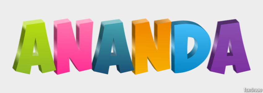 Ananda Text Effect