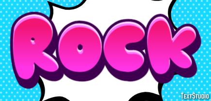 Rock Texteffekt