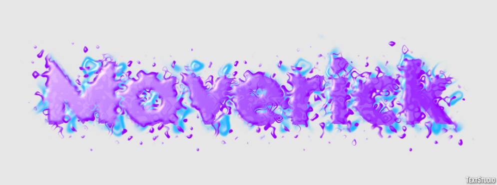 Maverick Efecto de Texto